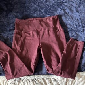 Women Maroon Leggings